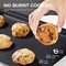 3 PACK Baking Sheet Pan Set, Cookie Sheet for Oven, Nonstick Bakeware Sets with Wider Grips, 3 Pack Half/Jelly Roll/Quarter Baking Tray, Premium, Dishwasher Safe - Dark Grey